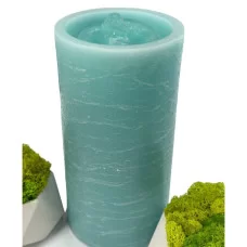 Восковая свеча фонтан Green